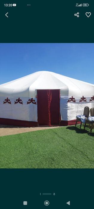 Юрта с обогребом !