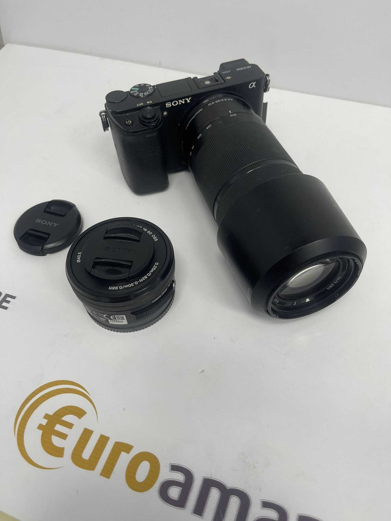 Sony A6300 Aparat foto Mirrorless 24MP 4K Negru -A-