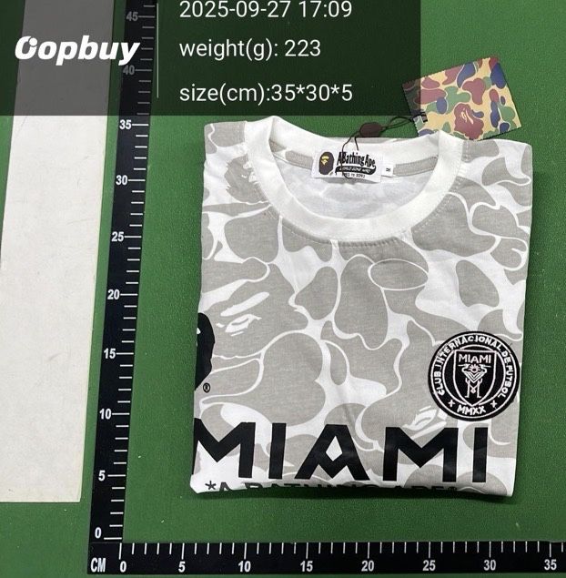 Темиска “bape x inter miami” VINTED(без тагове)