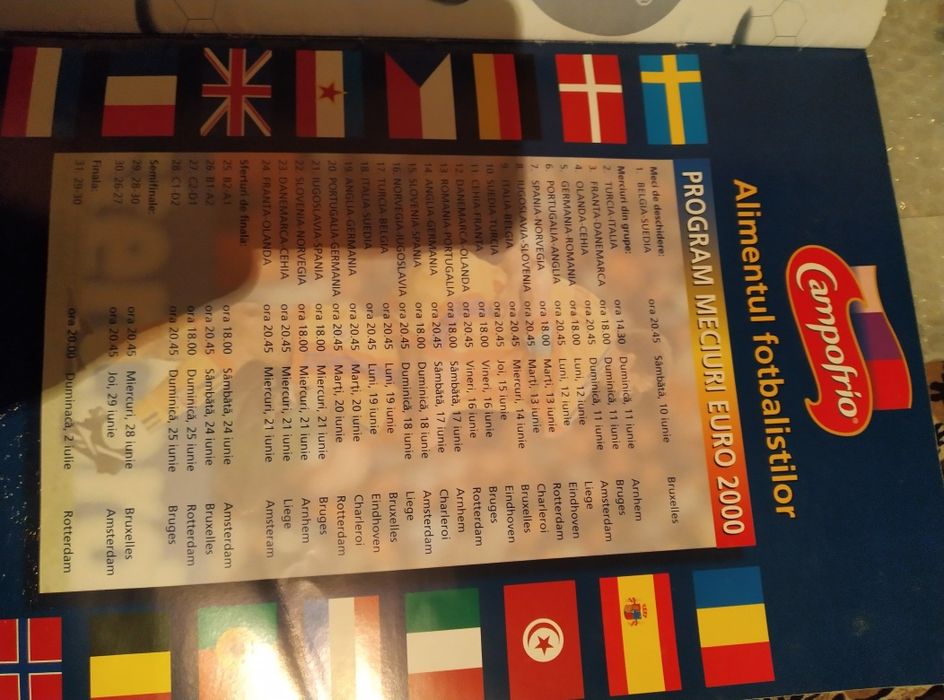 Album Campofrio -Divizia A 2000*stickere