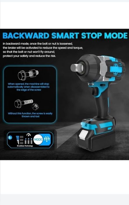 Cheie Impact 2000 Nm compatibil acumulatori Makita