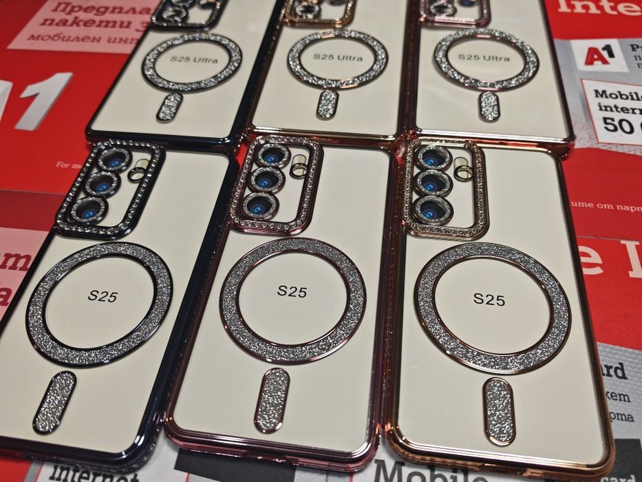Samsung Galaxy S25,Samsung Galaxy S25 Ultra блестящи гърбове лукс