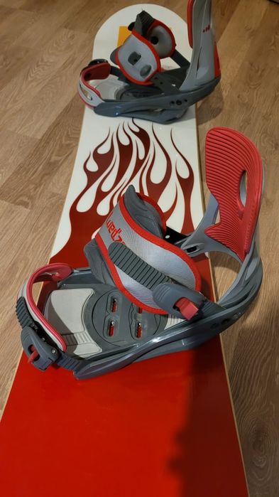 Placa snowboard Olimpic 166 wide cu legături Wedze