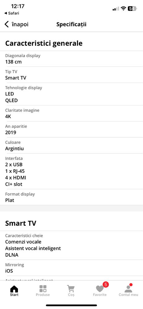 Vand Smart Tv Samsung