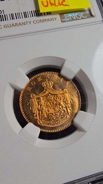 Moneda 2 bani 1867 MS66 PL top pop