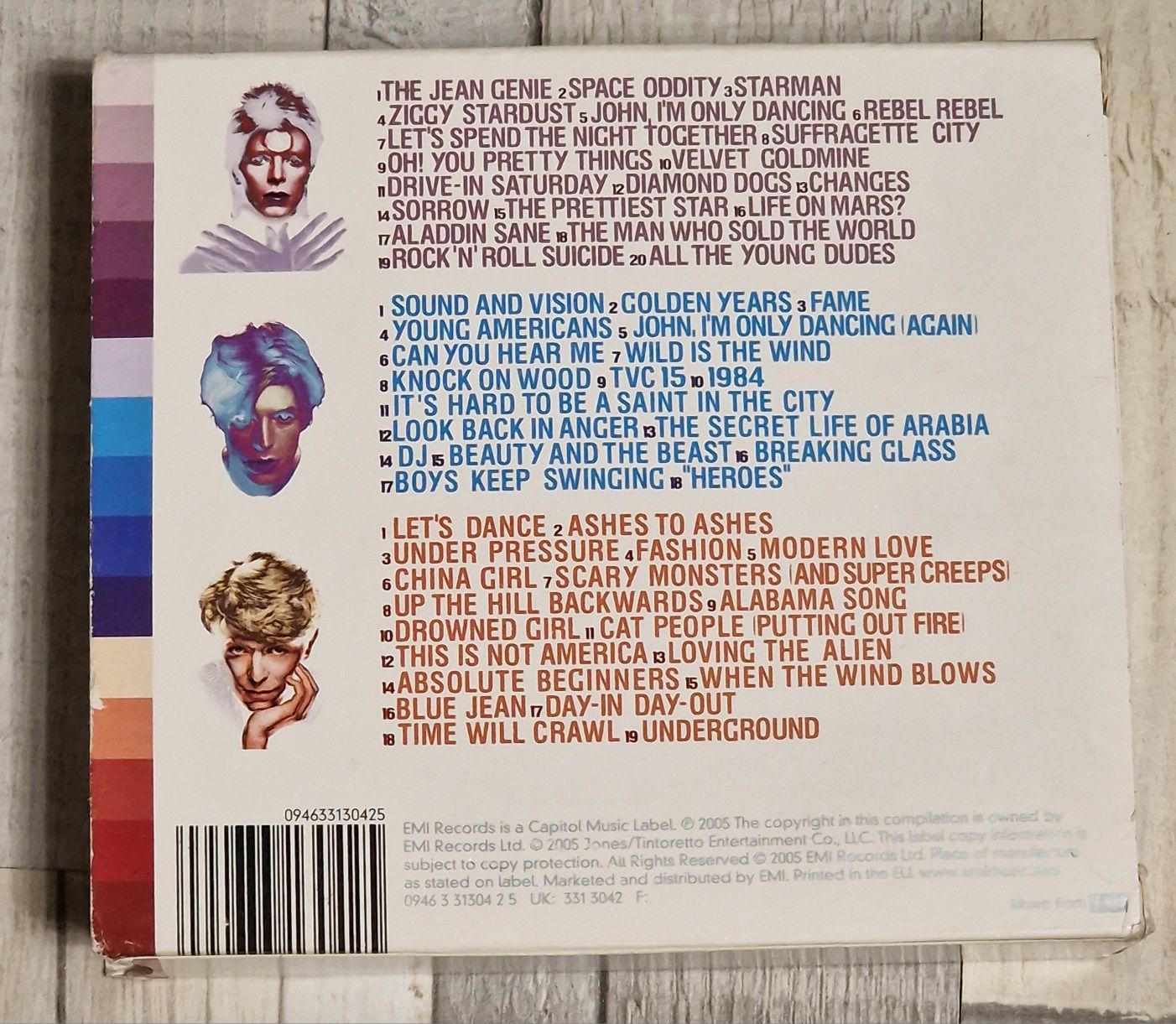 3 CD Box Set DAVID BOWIE - The Platinum Collection