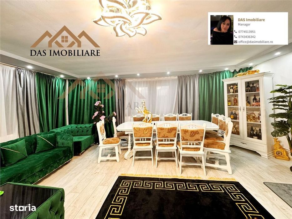 Vila moderna, P+E+M, în centrul Borlestiului – 450 mp utili, teren 44