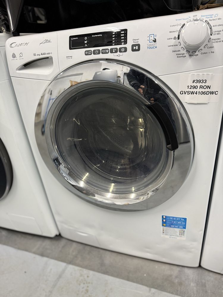 Masină de spălat rufe Candy 8, 9, 10 kg SimplyFi Smart Pro