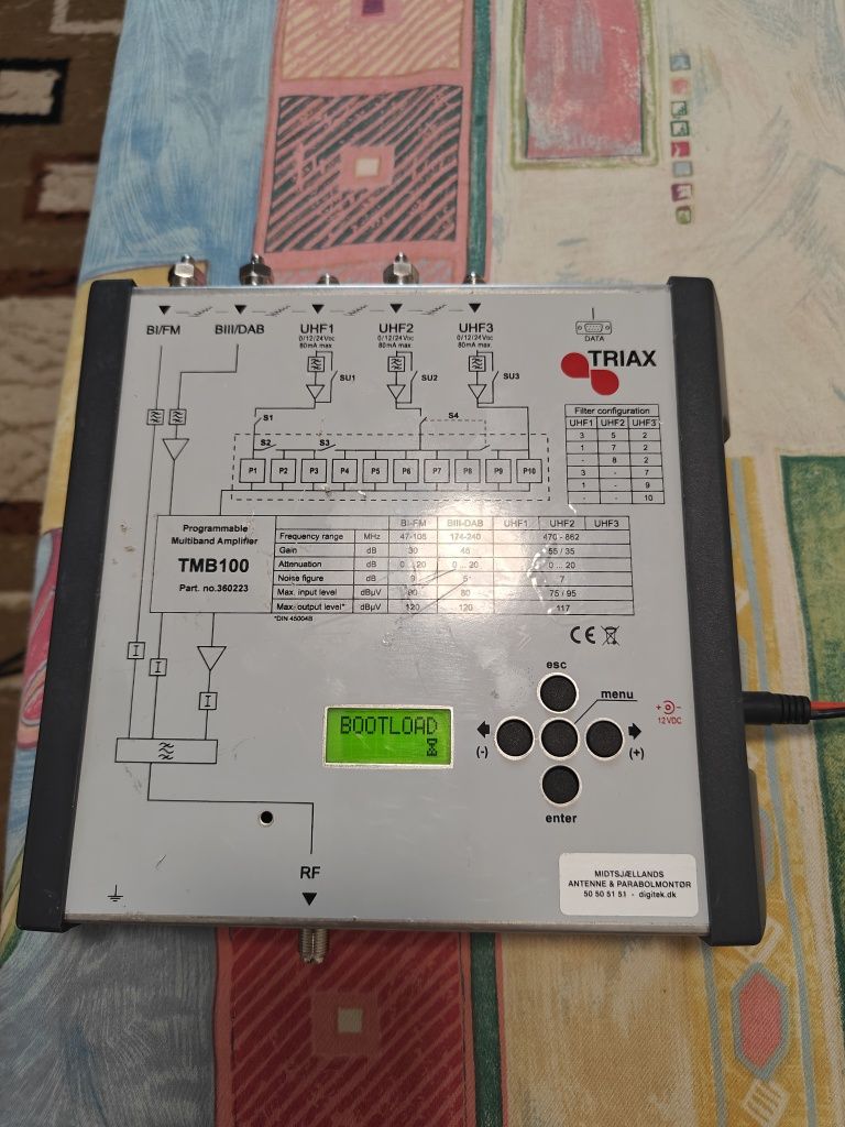 Amplificator multiband programabil Triax TMB100