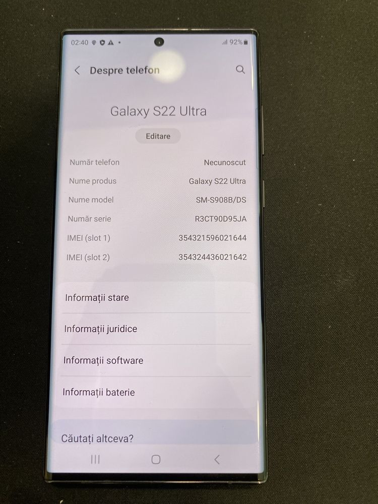 Samsung S22 Ultra 5 G 256Gb id-qil240