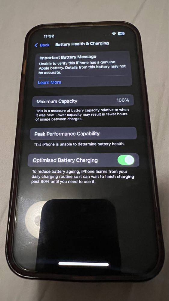 Iphone 13 100% baterry
