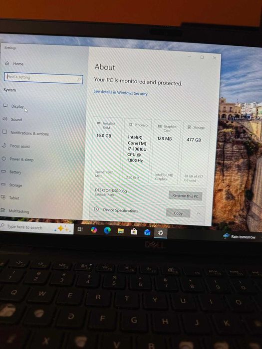 !WOW! Laptop DELL LATITUDE 7410 Intel i7 10610 | 16Gb ram | SSD 512Gb