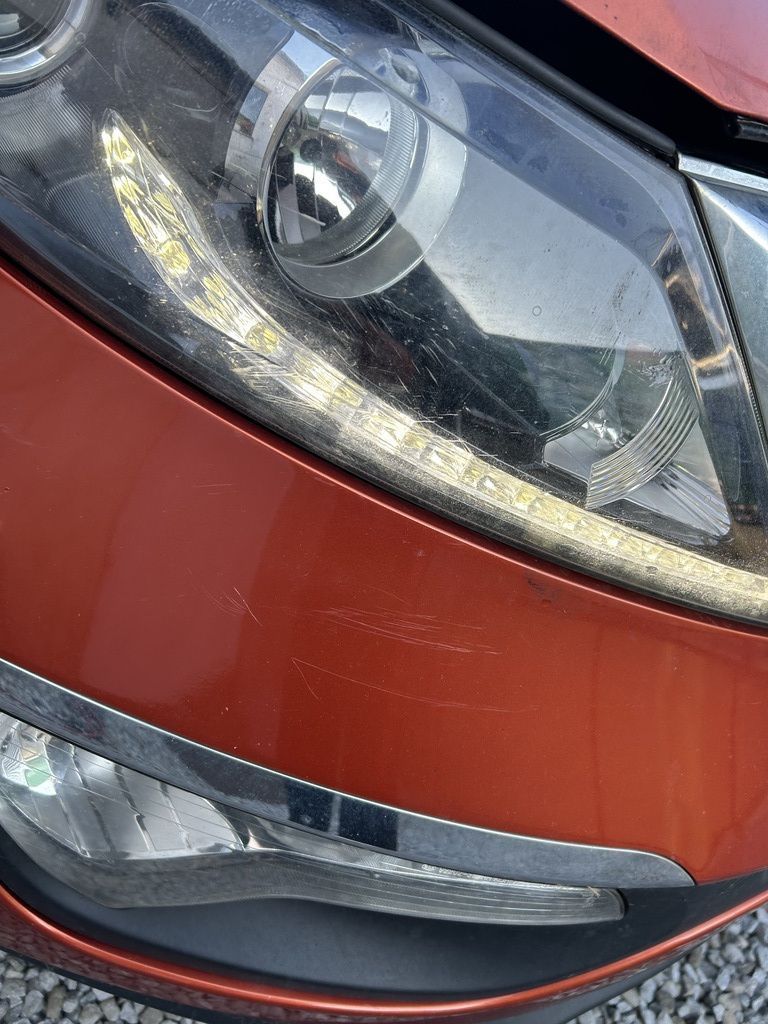 Bara fata Kia Sportage III 2010 - 2016 PORTOCALIU (1238) model fara spalatoare far