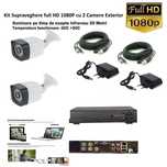 Kit sistem de supraveghere 2 camere Full HD complet