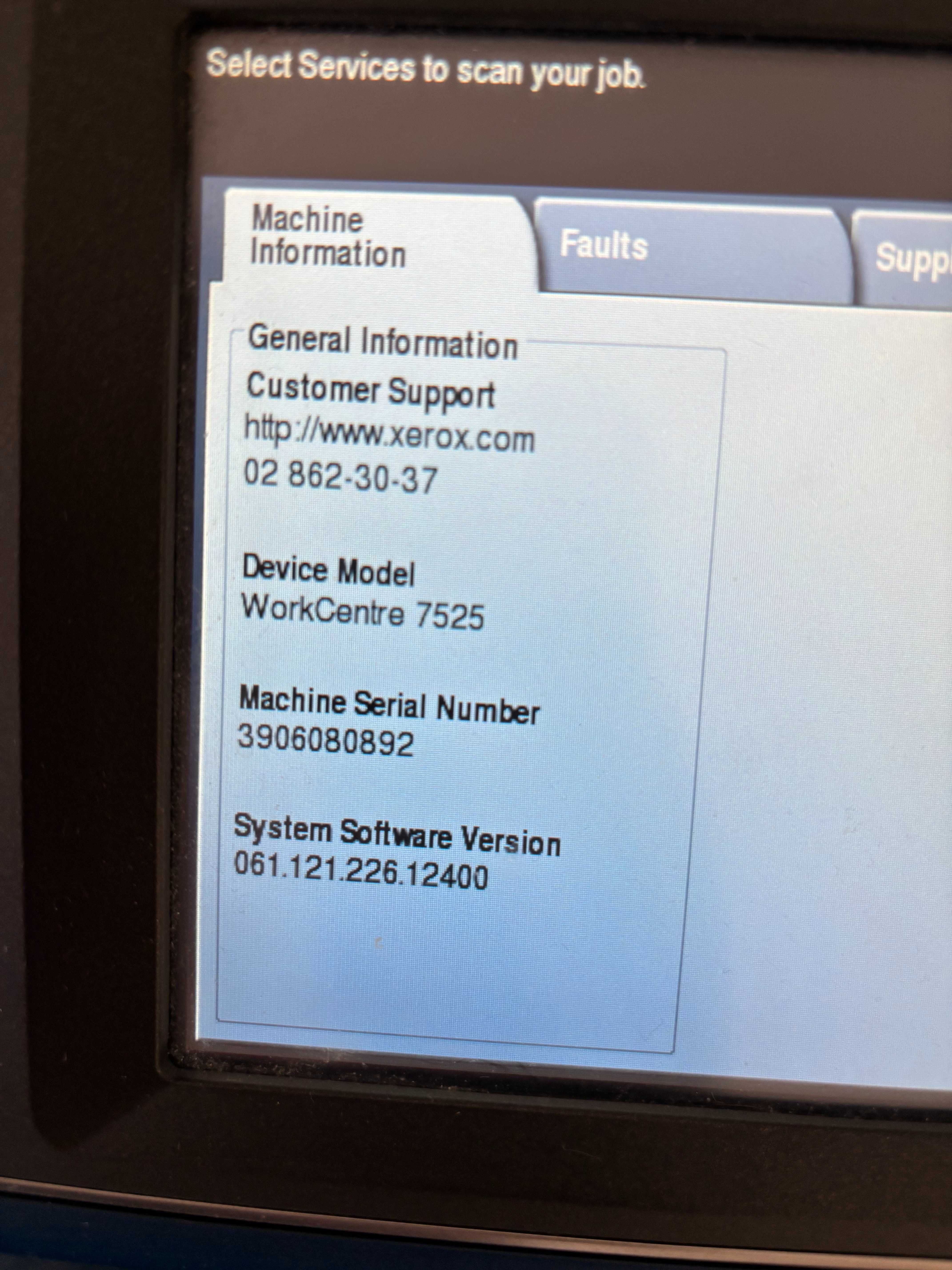 Xerox WorkCentre 7525 –  Цветно Мултифункционално Устройство (A3)