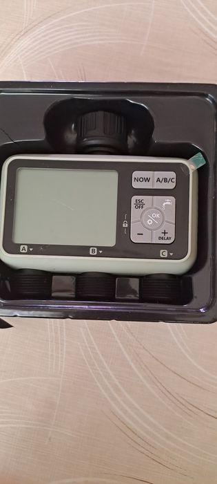 Таймер за капково. Програматор за напояване/поливане, 3 зони, IPX4, ме