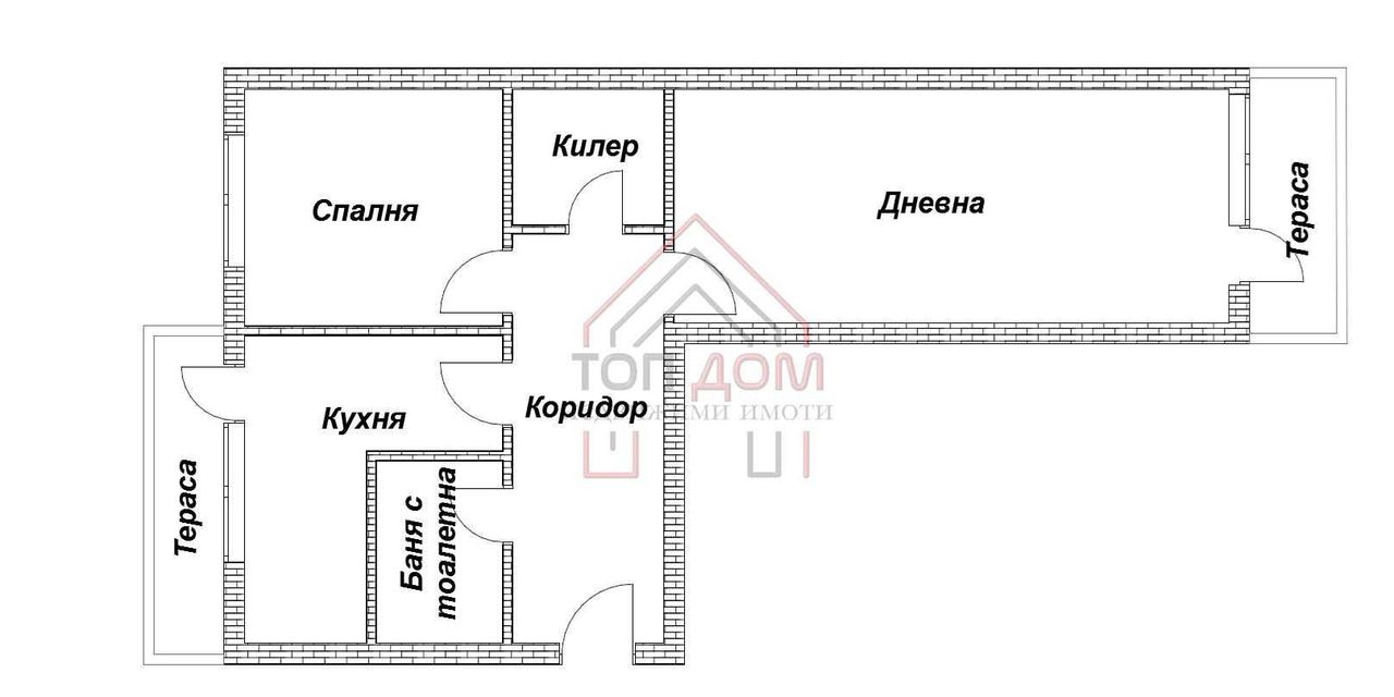 Продава се Тристаен апартамент в Варна, Възраждане 2 - 59 кв.м за 1780 €/кв.м - Снимка #14