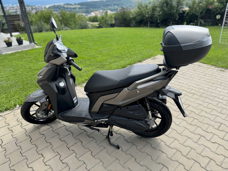 Scuter Kymco Agility S 125 ABS + Topcase + Garantie pana in Apr. 2027