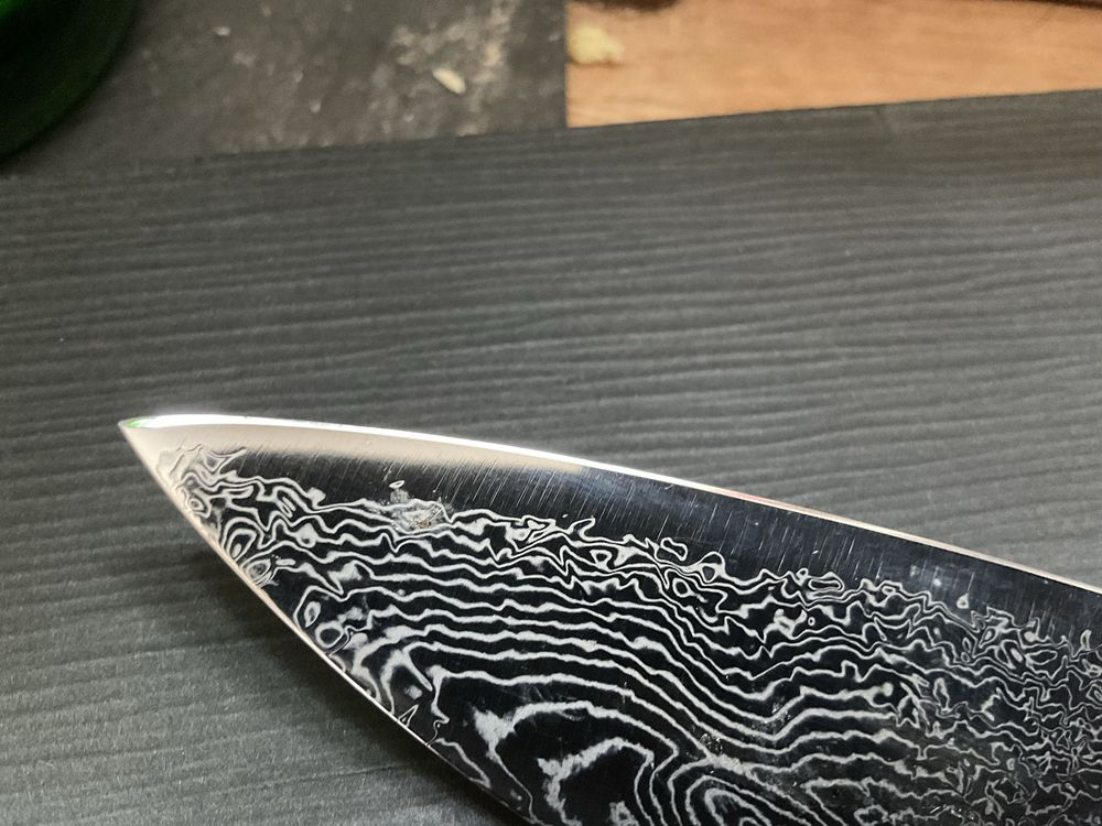 Японски кухненски нож Gyuto – нов, ръчна изработка, в кутия