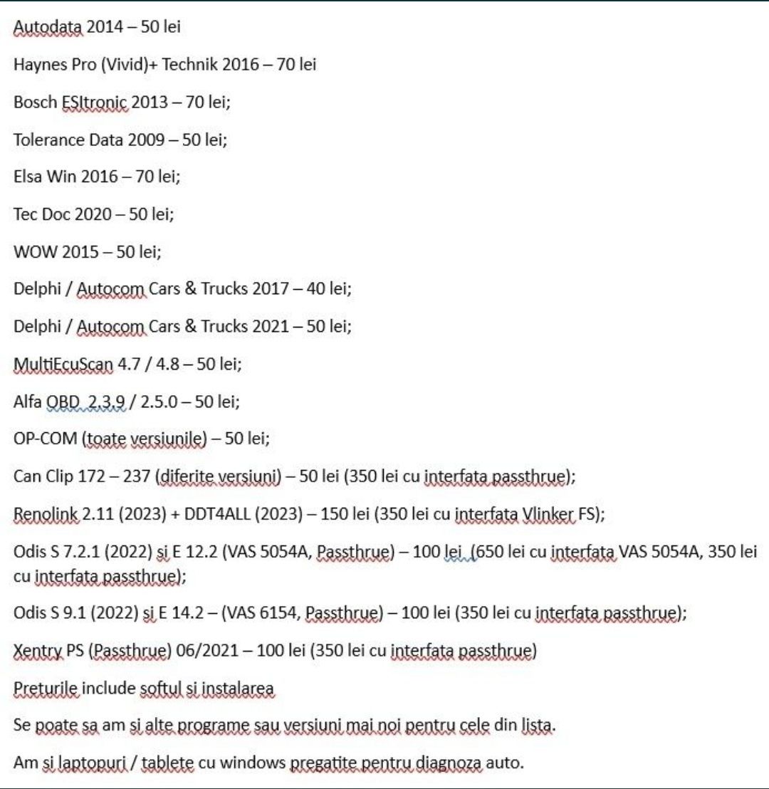 Program PC ODIS cu interfata VXDiag VAS 6154 VW Audi Skoda Seat