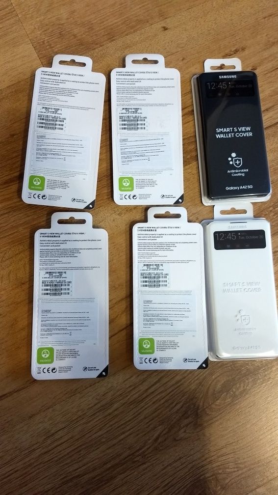 Husa Originala Samsung A42 5G Noua Tip Carte Flip