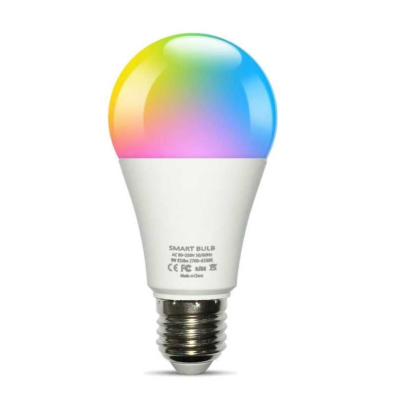 Bec LED inteligent WiFi Smart RGB Tuya Multicolor