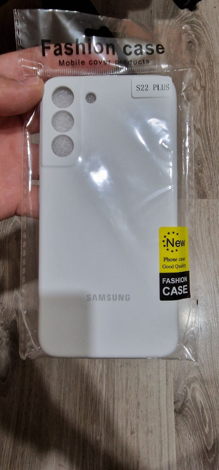 Samsunsg s22 plus кейс бял
