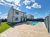 Vila individuală P+1E || 4 camere+3 băi+dressing ||piscină + fireplace