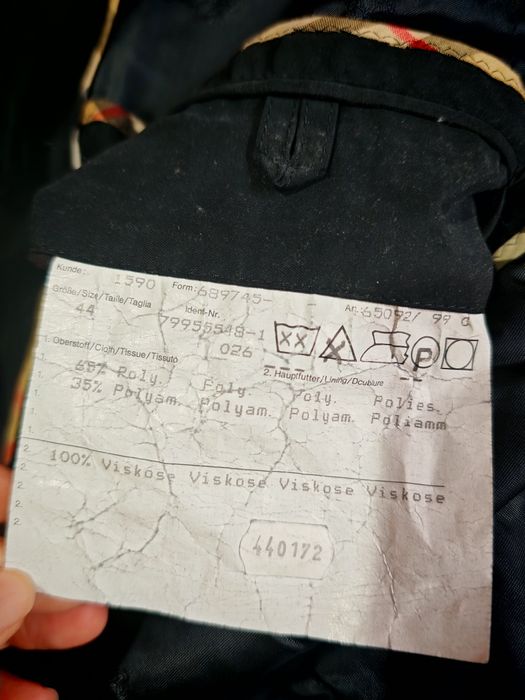 Burberry jacheta dama lunga