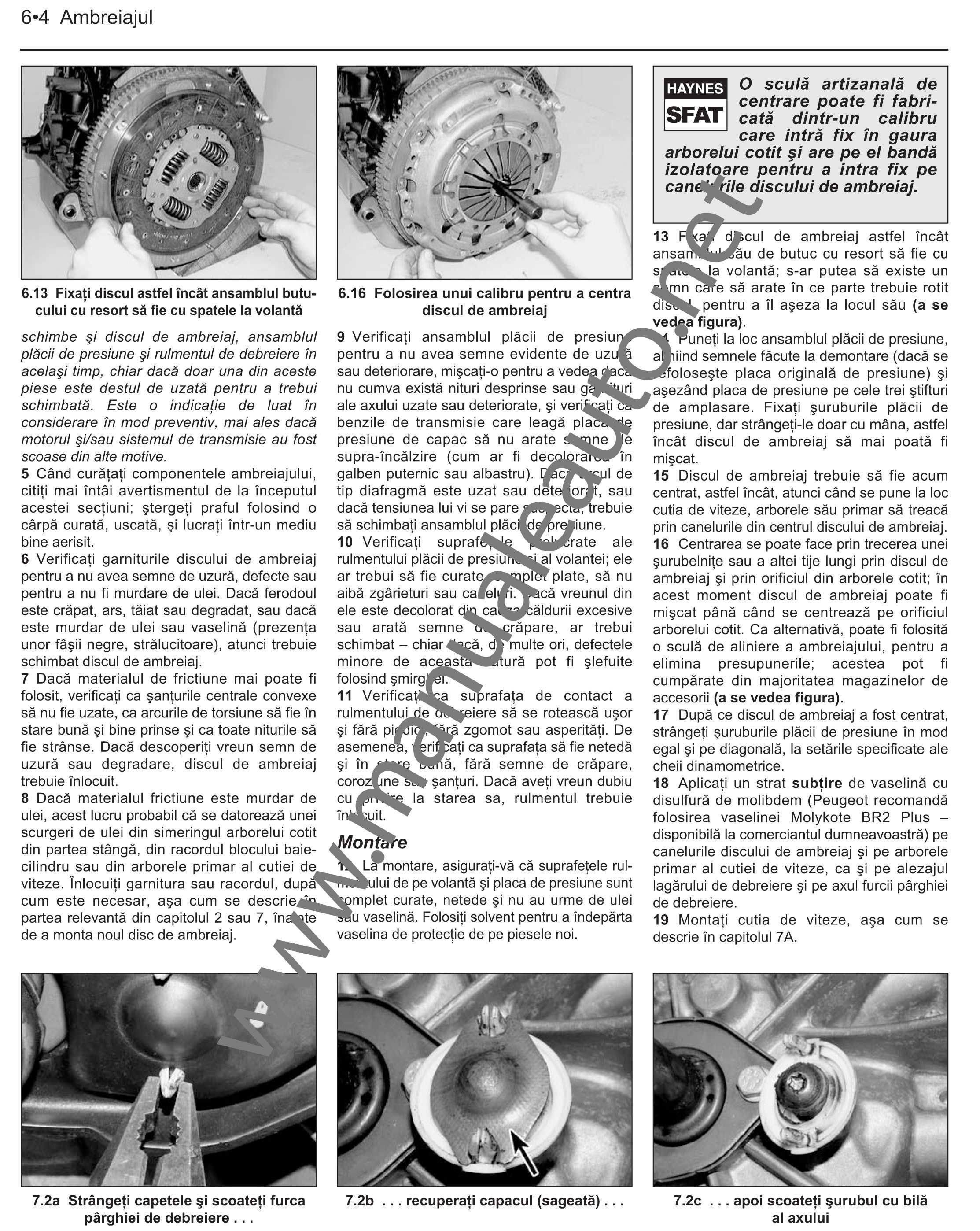 Manual reparatii limba romana PEUGEOT 307 (2001-2004)