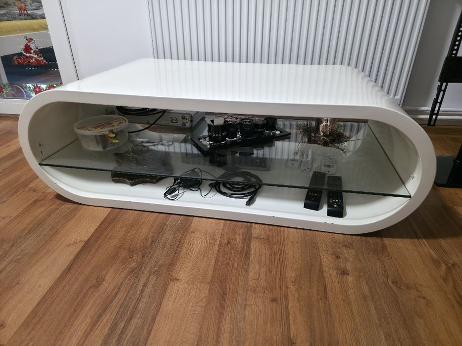 Comoda TV Alb lucios