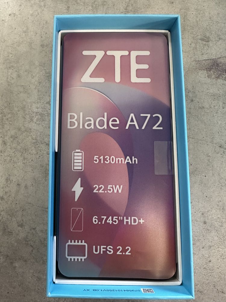 ZTE Blade A72 64gb Grey НОВ + Гаранция!!! Б-86342