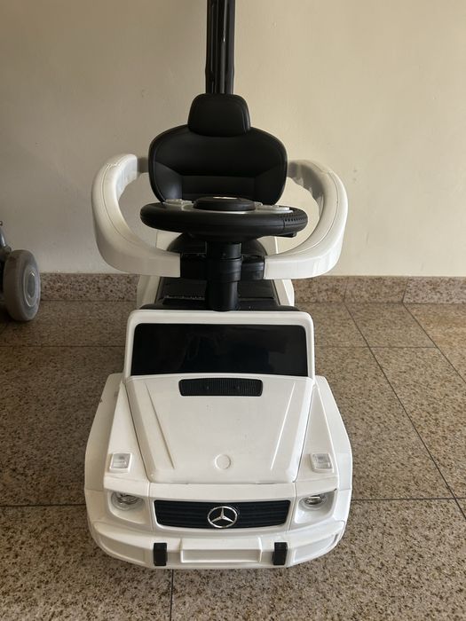 Кола за бутане мерцедес бяла