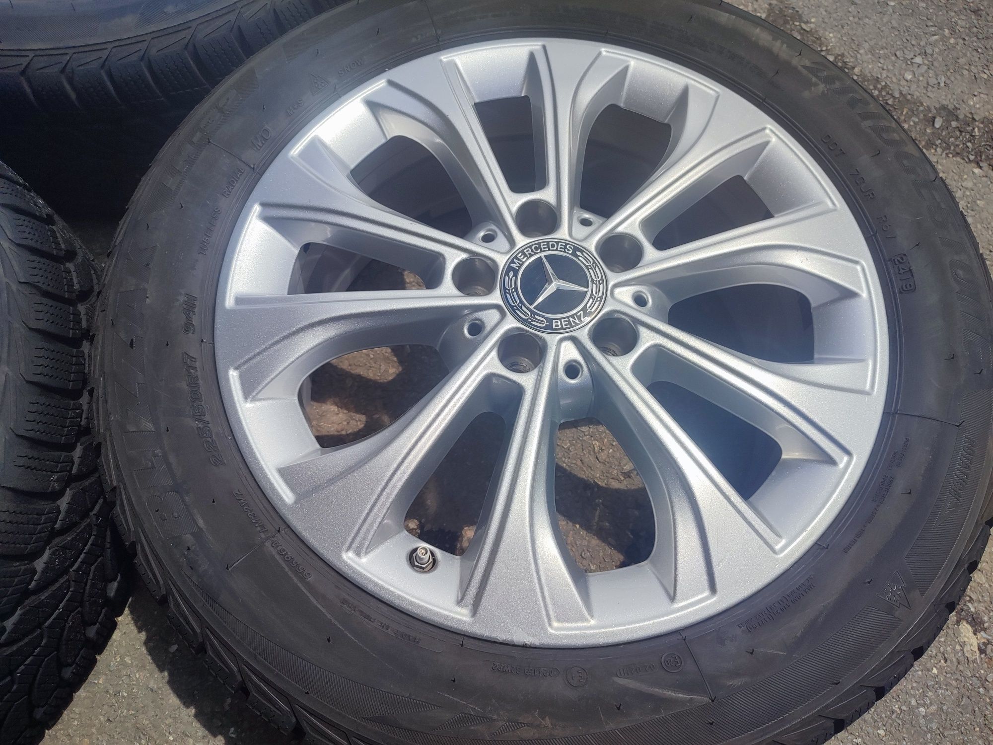 17" оригинални алуминиеви джанти за Mercedes C klass/E...