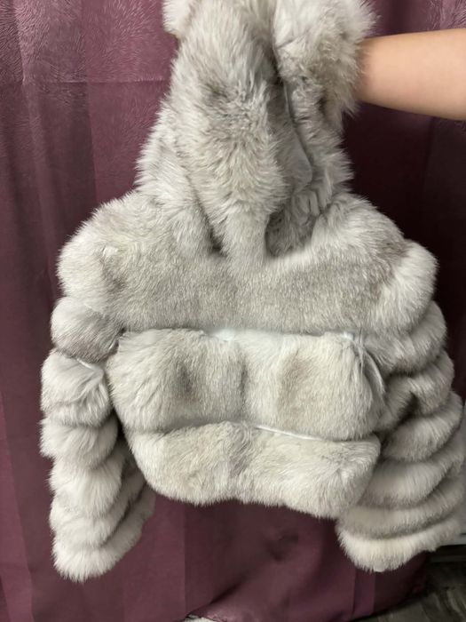 Blana naturala din vulpe argintie