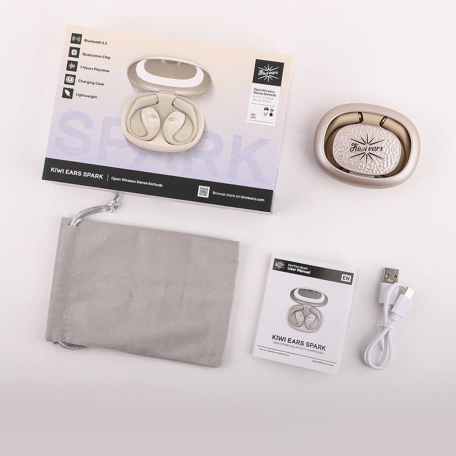 Linsoul Kiwi Ears Spark OWS Безжични слушалки с отворени уши
