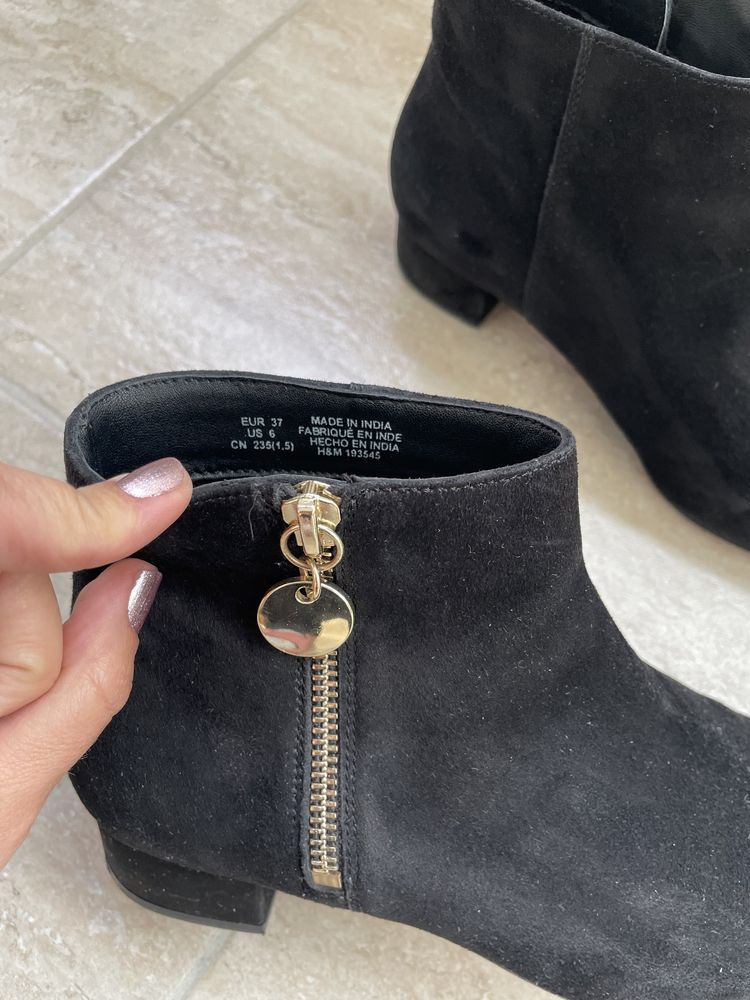 Botine piele naturala H&M