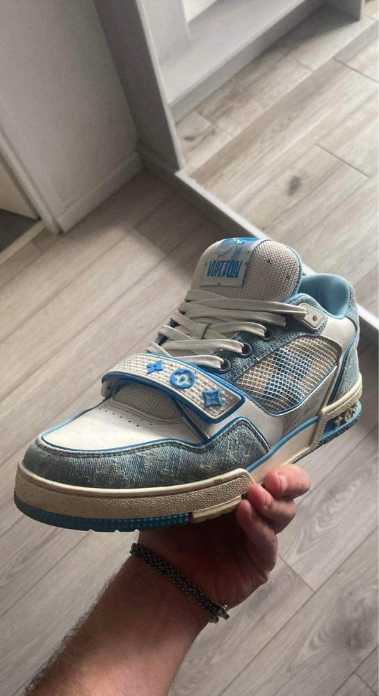 Luis Vuitton trainer monogram denim