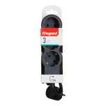 Prelungitor electric Legrand RevOlution 3 prize 3m 3680W negru