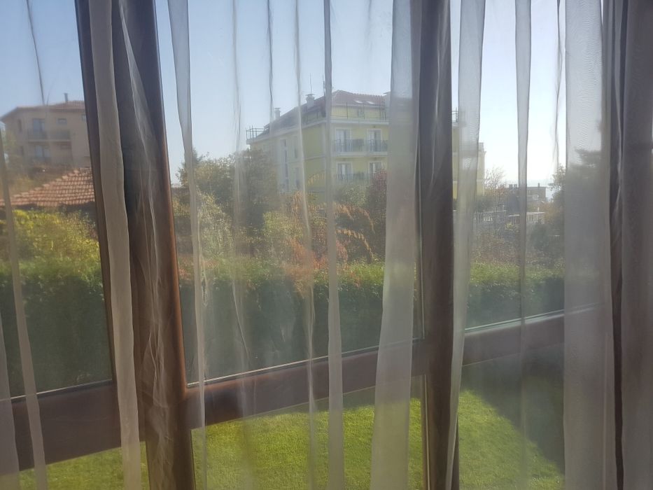 Тънки пердета, набор 2.5, цвят шампанско, 2.35м височина
