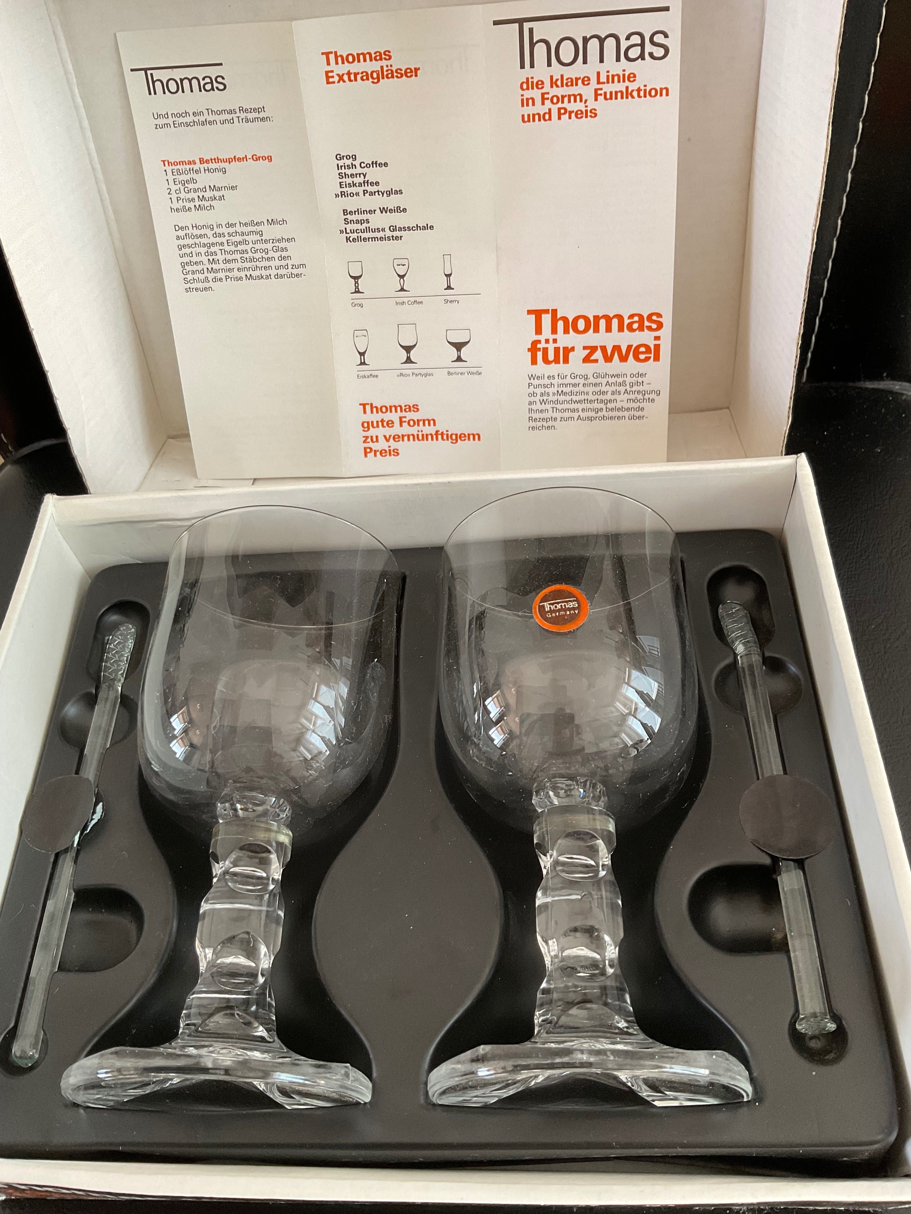 Винтиж. Две чаши за коктейли, “Thomas”, Западна Германия.