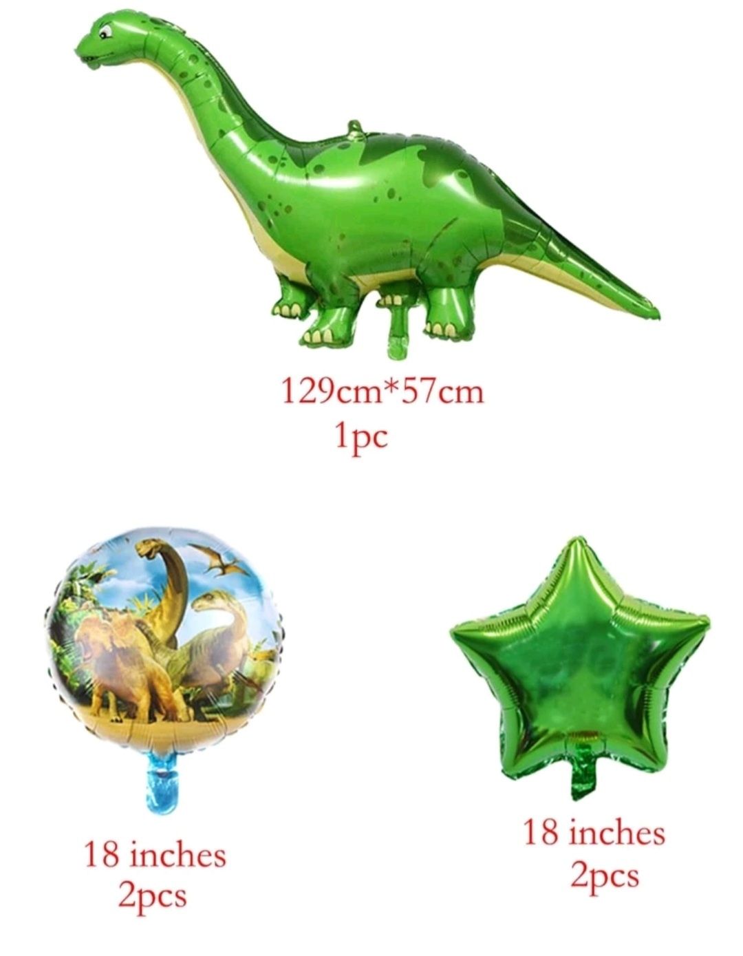 Baloane tematic dinozauri set 5