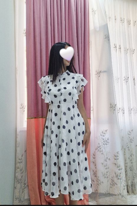 Платье с горошкой