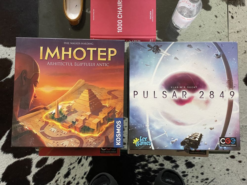 Boargames 7 wonders duel, Pulsar 2849, Sushi Go etc