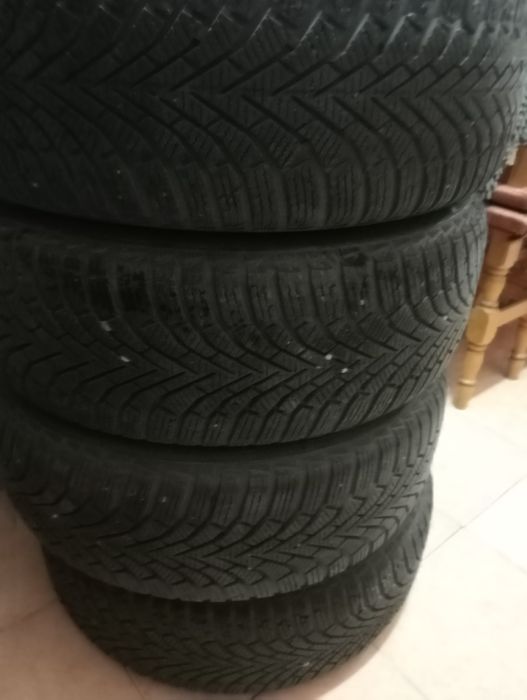 Jante de otel R16 5x114.3 cu cauciucuri de iarna