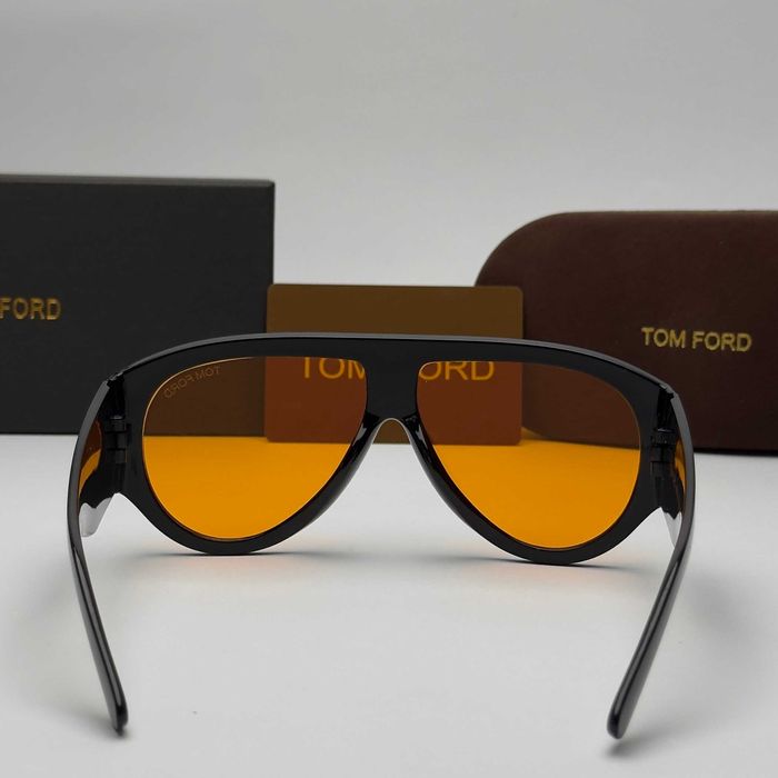 Слънчеви очила Tom Ford Mask Limited черно и червено Големи UV400 CE