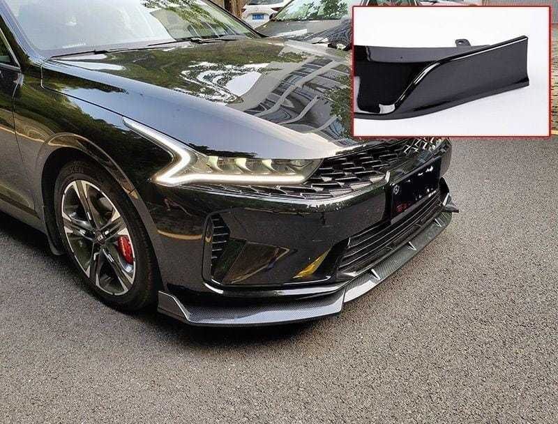 Диффузор переднего бампера губа Kia K5 (Киа К5) 2021+ обвес накладка