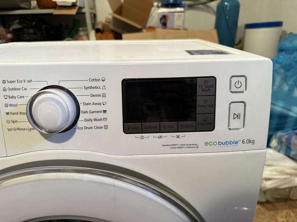 Пералня Samsung eco bubble Slim 6 kg