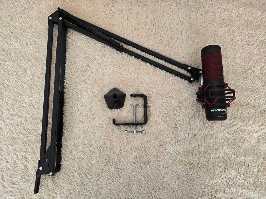 Микрофон HyperX QuadCast + Стойка