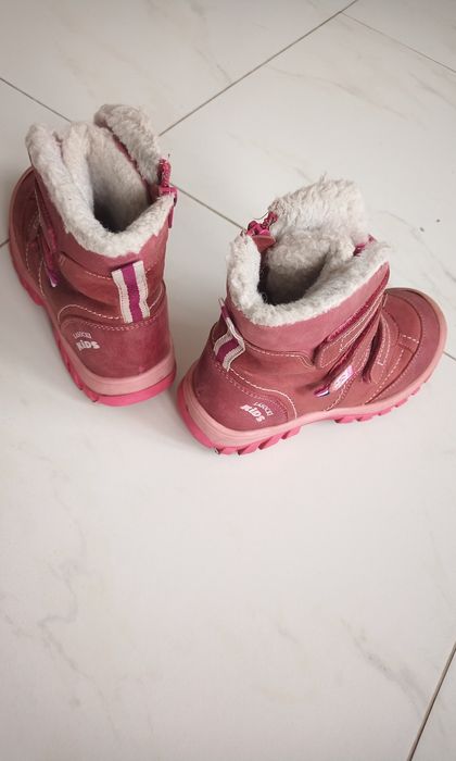 Ghete inalte fetita Lasocki Kids marimea 28 rosii